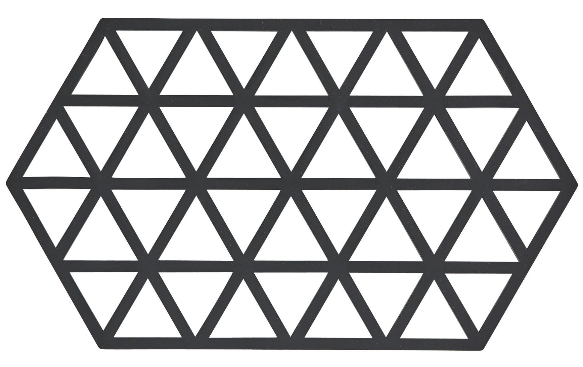 Zone Denmark Silikon-Teekannenuntersetzer, 24 × 14 × 0,9 cm, Schwarz, für Topf