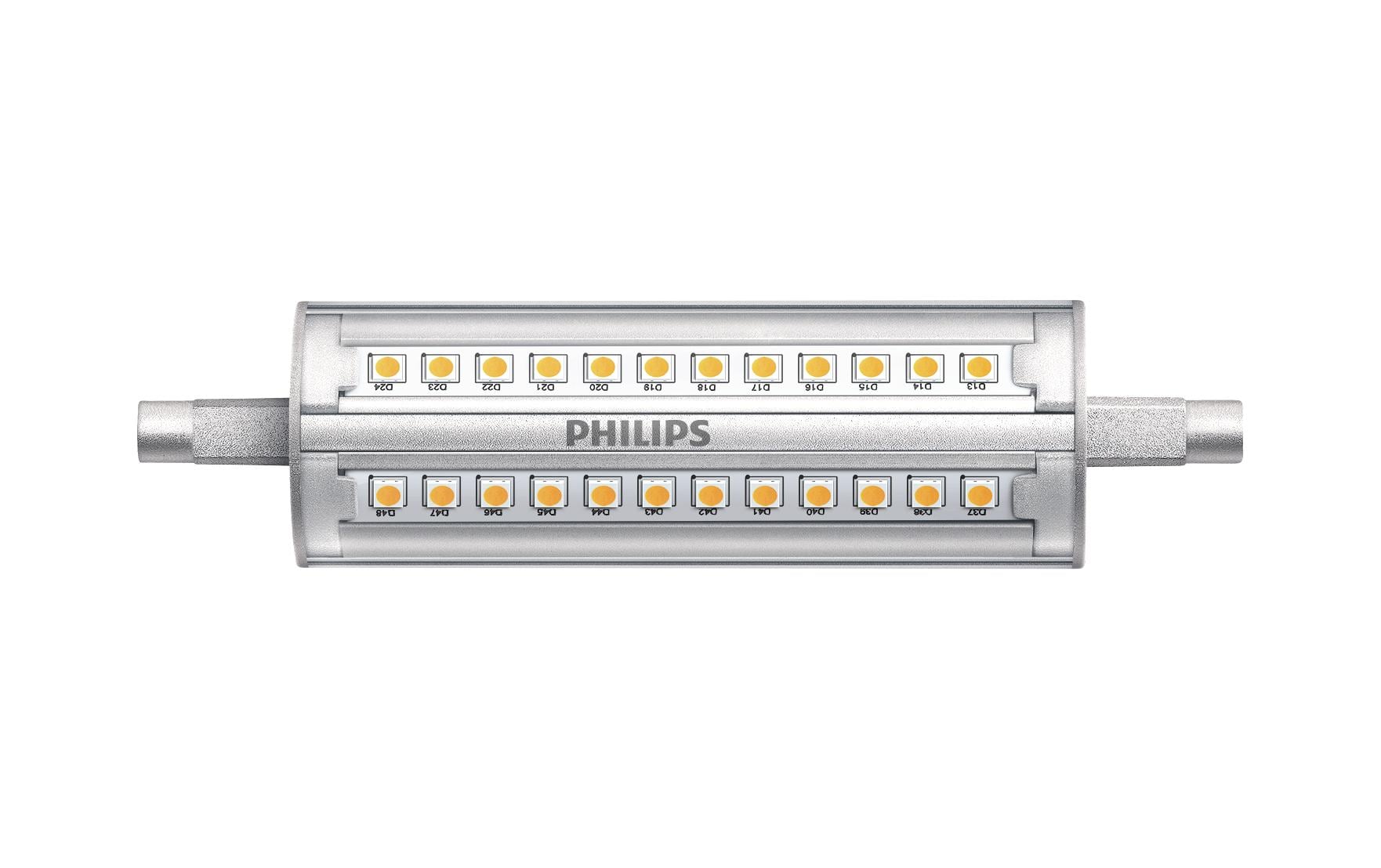 Philips LED-Leuchtmittel R7s, 118 mm – 1600 lm, 14 W, Warmweiss 3000 K, dimmbar – 1 Stk.