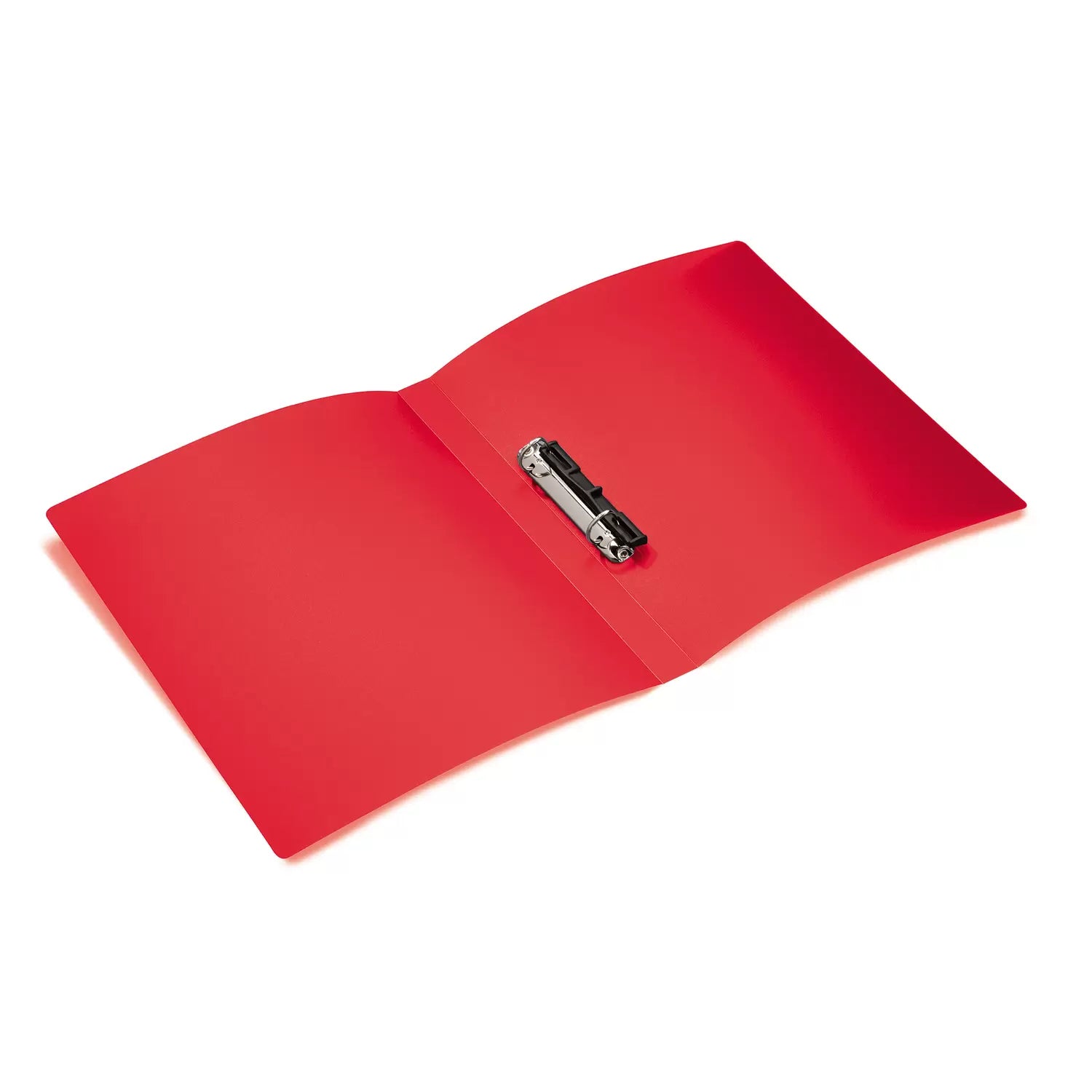 HERMA Ringbuch – A4 Hochformat – 2-Ring, Rücken 35 mm – Rot transluzent, Kunststoff, mit Niederhalter