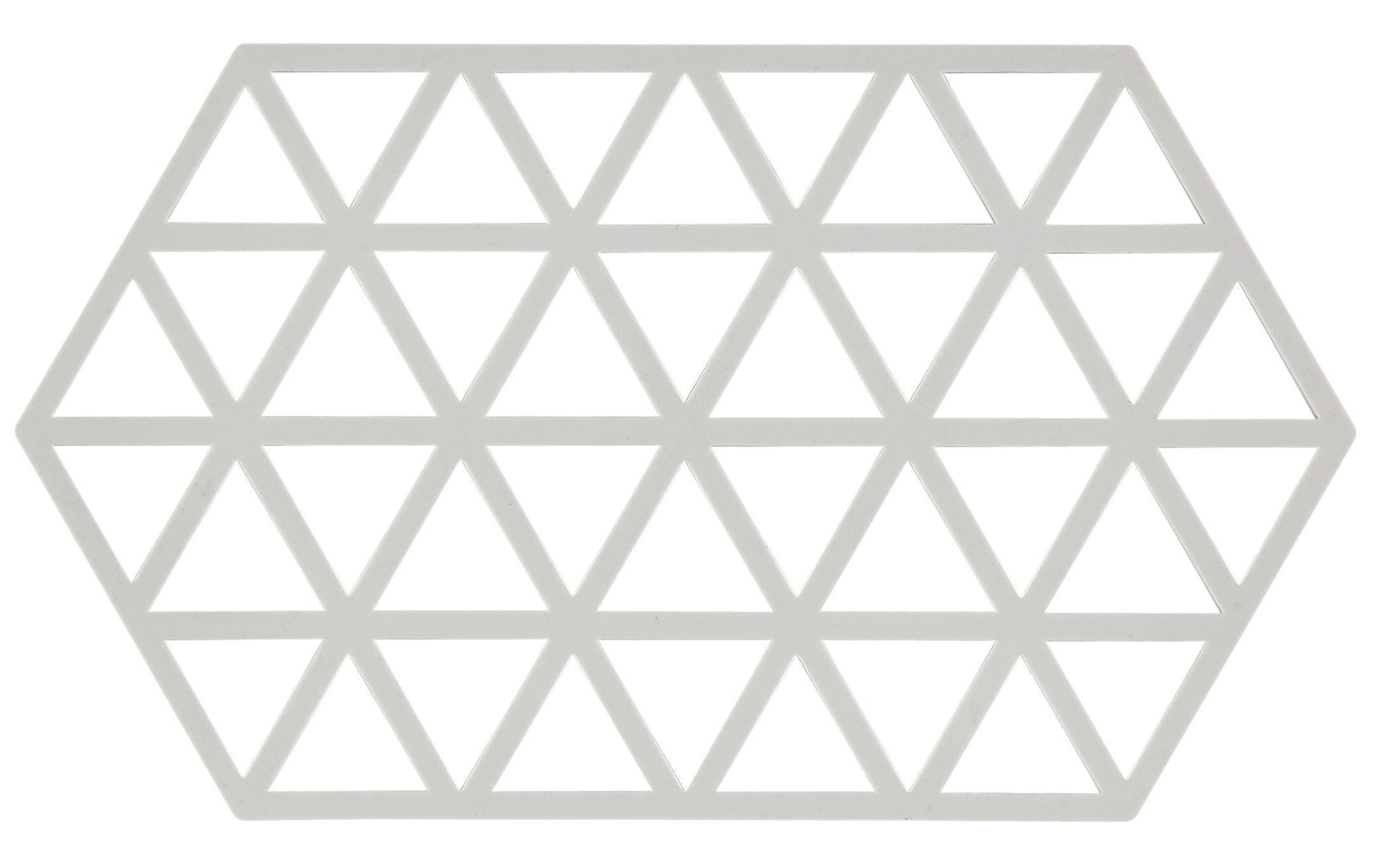 Zone Denmark Topfuntersetzer 24 × 14 × 0,9 cm, Silikon, Hellgrau