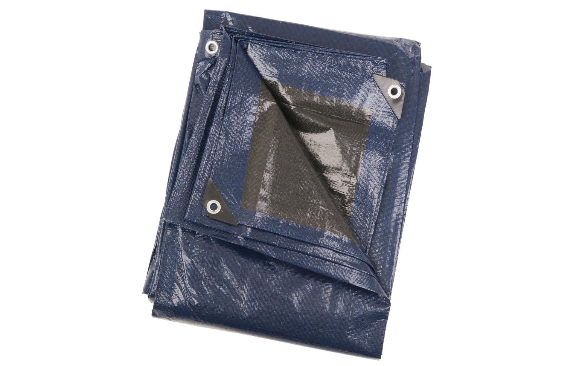 Perel Abdeckplane – 5 m × 8 m, Kunststoff, 140 g/m², Blau/Schwarz