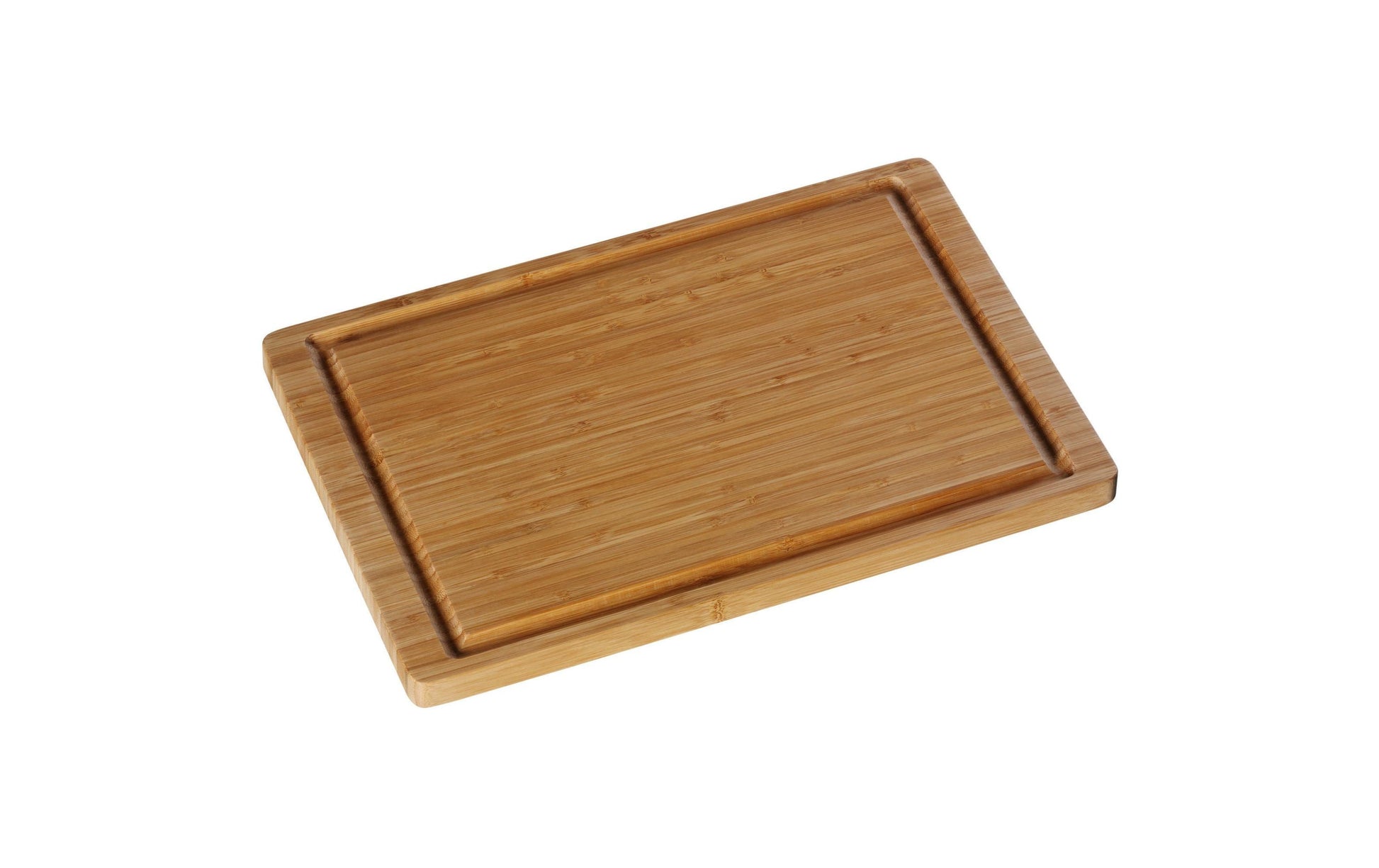 WMF Schneidebrett 38 × 25 cm, Bambus, mit Saftrille, Braun