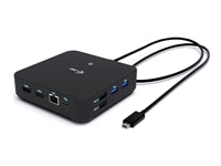 i-tec Dockingstation – USB-C, 1× DP, 2× HDMI, 5× USB-A, 100 W PD, GbE, für Windows/Mac/ChromeOS
