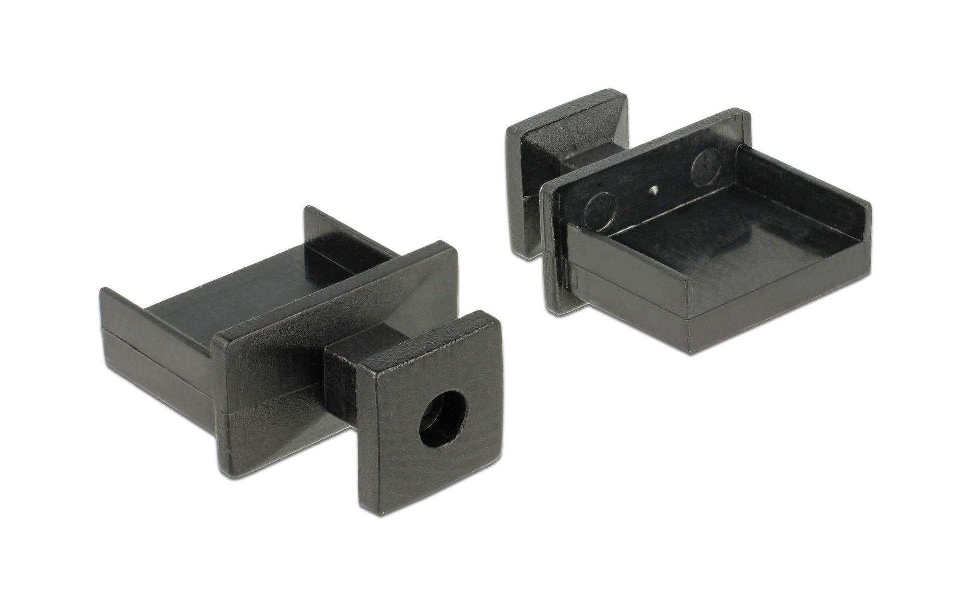 DeLOCK USB-A Port Staubschutz – Portblocker, ABS – Schwarz – 10er-Set