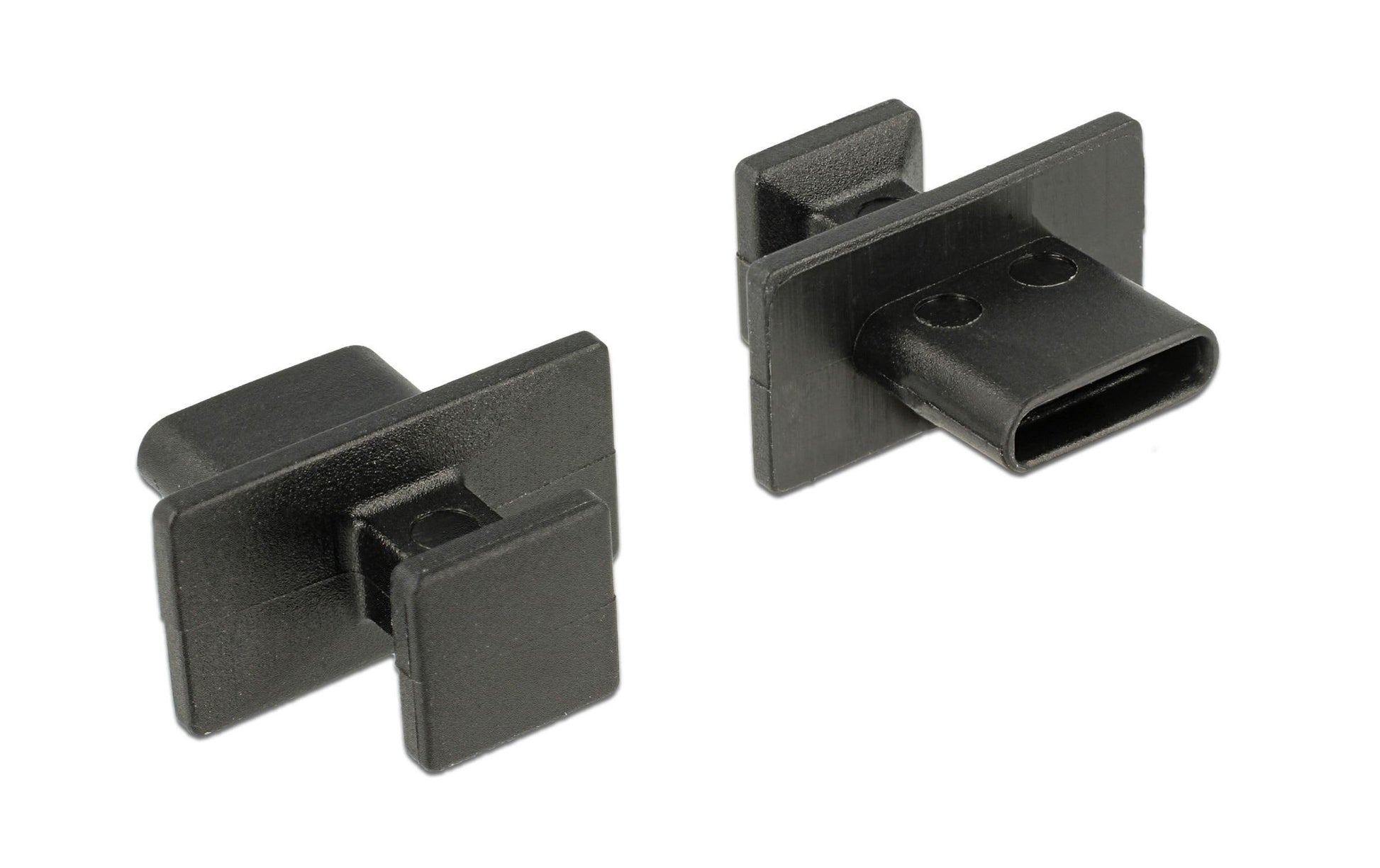 DeLOCK USB-Adapter (USB-C) – Staubschutz – Schwarz – 10er-Set