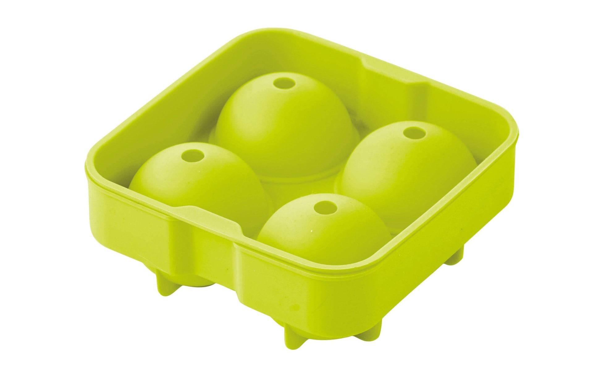 Point-Virgule Eiswürfelform 4 Stk., Ø 6 cm, Silikon, Grün
