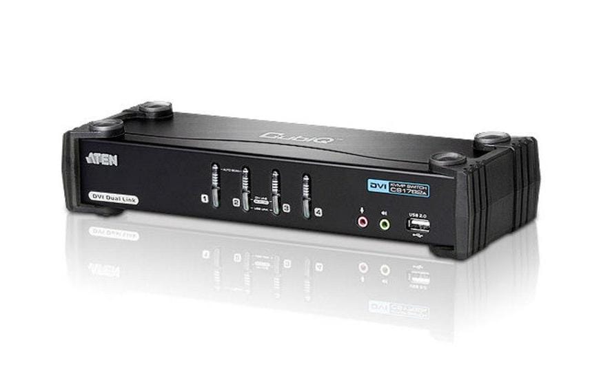 ATEN CS1784A – KVM-Switch 4×1, DVI-I/USB 2.0, 2560 × 1600, Audio, HDCP