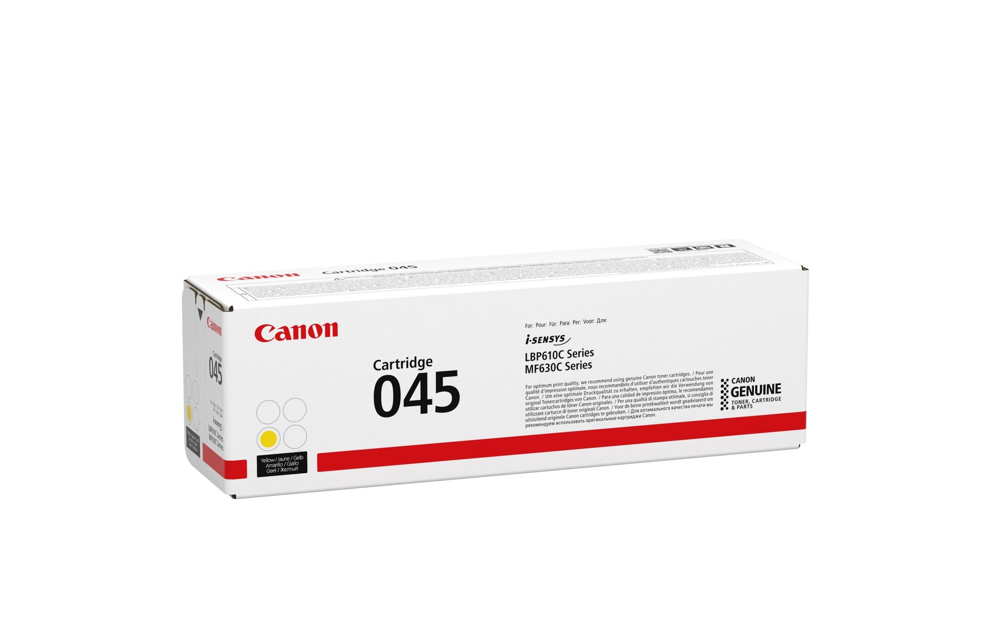 Canon Toner CRG-045 – gelb, 1300 Seiten – für Farb-Laserdrucker/Multifunktionsgeräte