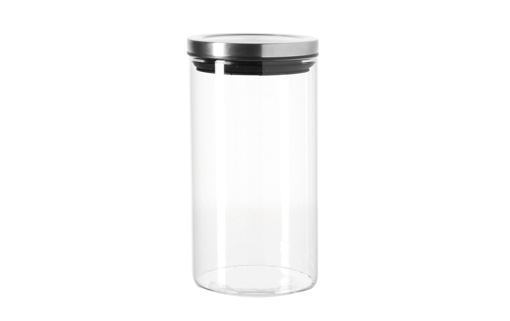 LEONARDO Vorratsdose 1 l, Ø 10 × 19 cm, Glas, Transparent