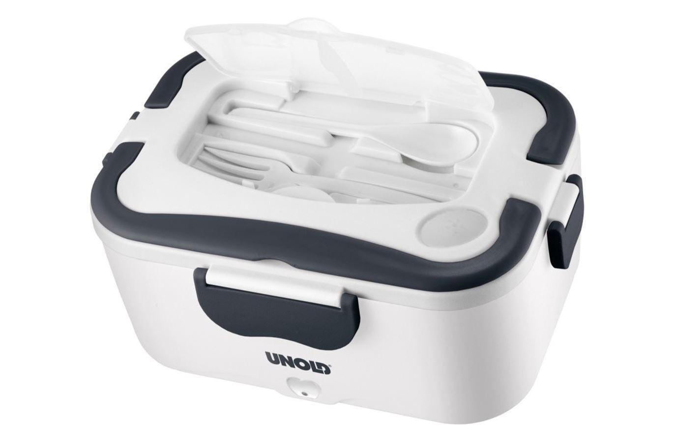 Unold Lunchbox 1,5 l, 23,2 × 16,5 × 11,5 cm, Kunststoff, weiss