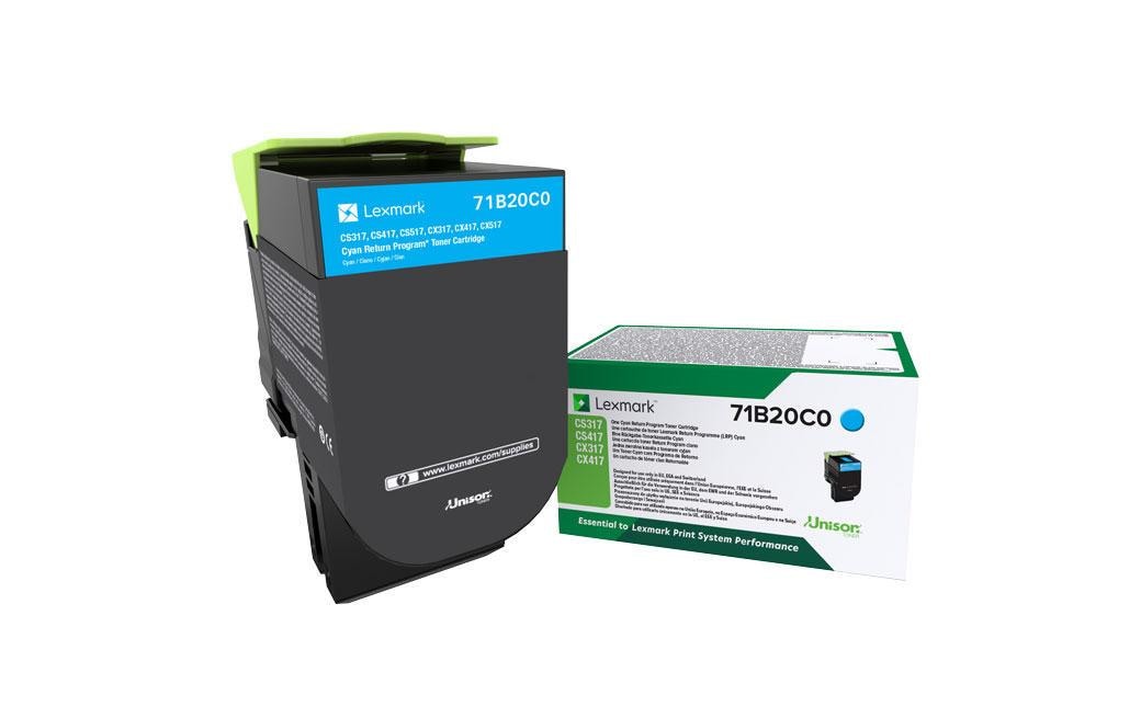 Lexmark Toner – cyan, 2300 Seiten