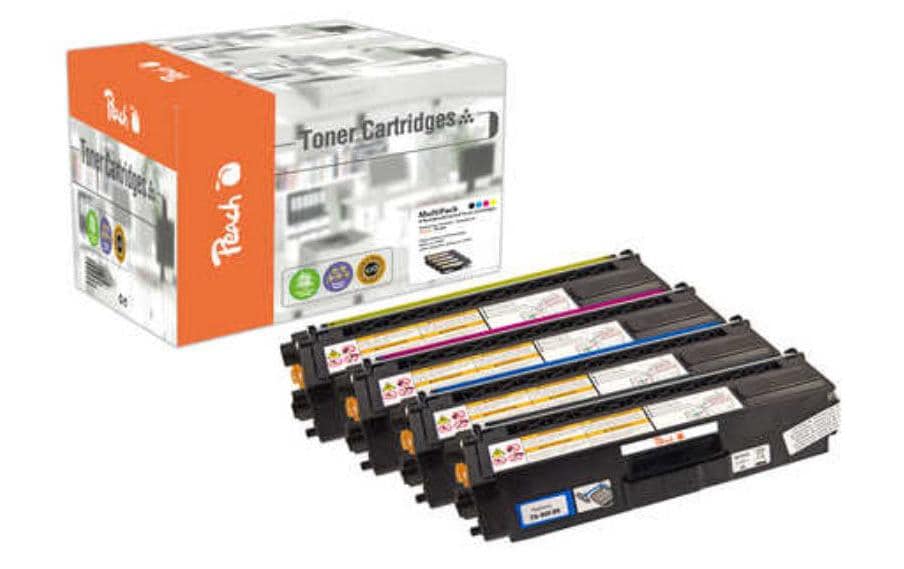 Peach Toner-Multipack TN-900 – BK/C/M/Y, 6000 Seiten – für Brother HL-L9200/HL-L9300/MFC-L9550