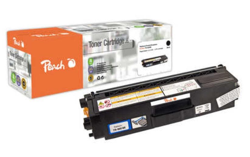 Peach TN-900BK Schwarz Toner – Kompatibel – 6'000 Seiten – für Brother HLL 9200/HLL 9300/MFCL 9550 und andere
