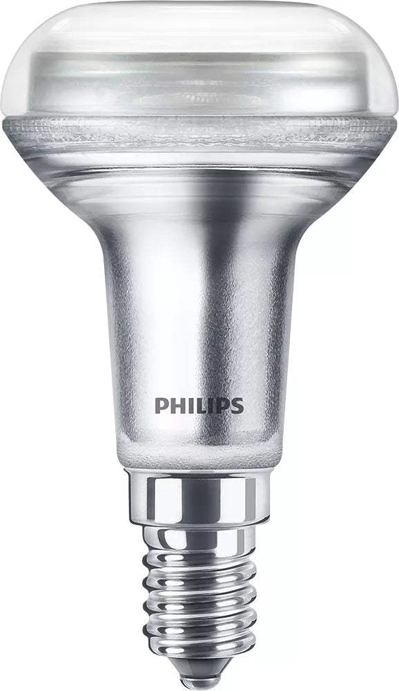 Philips by Signify Philips LED-Reflektor R50 E14 – Warmweiss 2700 K, 210 lm, 2,8 W – 36°, klar – 2 Stk.
