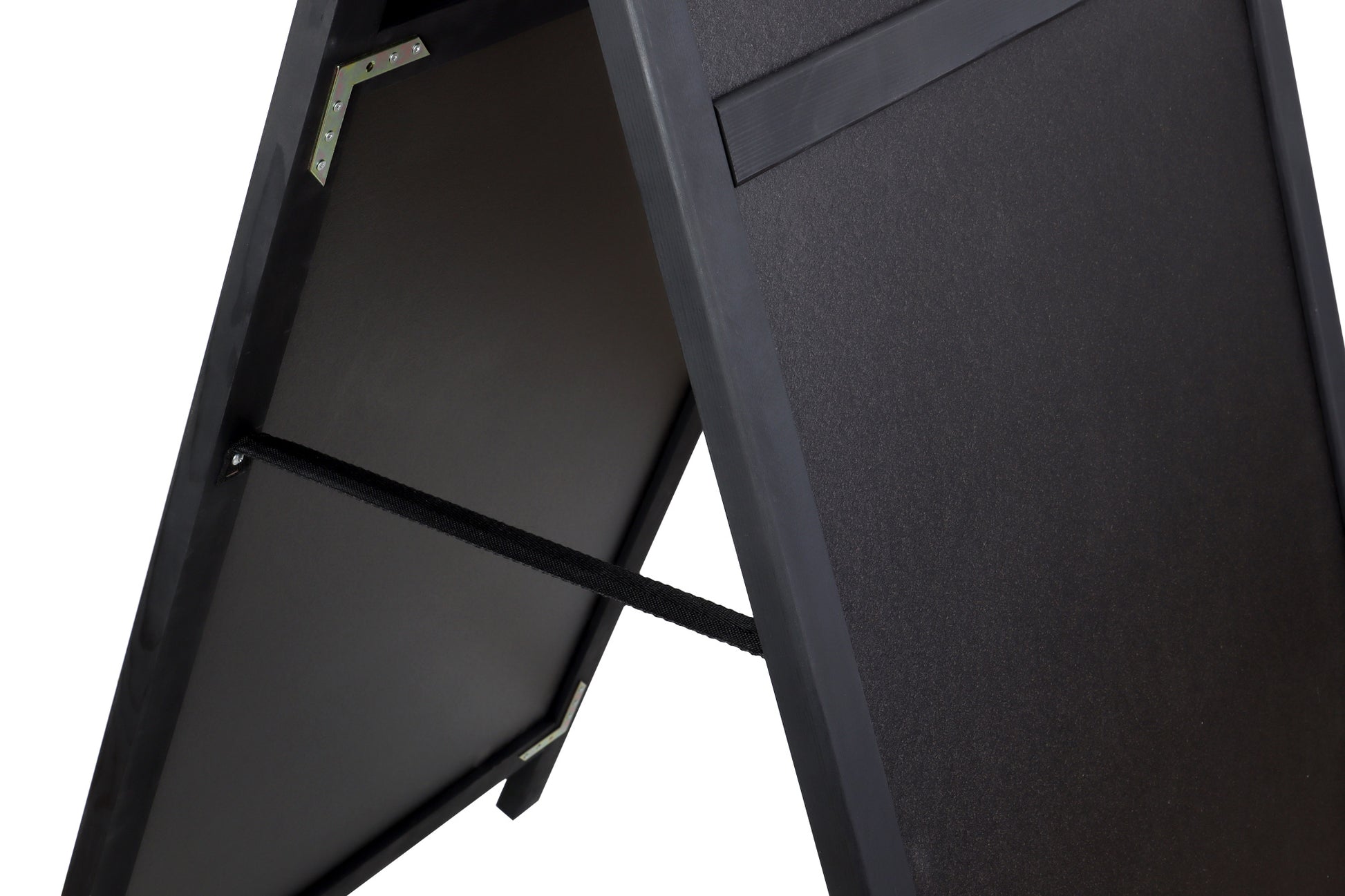 EUROPEL Kundenstopper Kreidetafel – 660 × 1'280 mm – Kiefernholz – schwarz