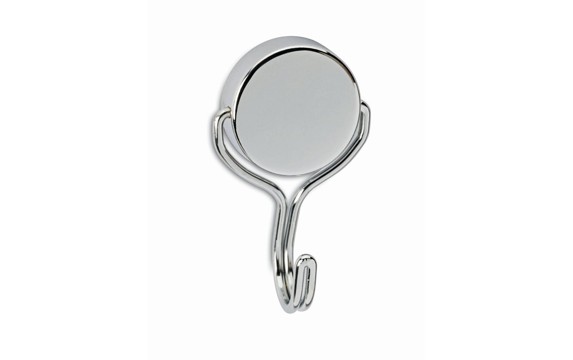 MAUL Magnet mit Karussell-Haken – Stahl, hellsilber – 1er-Pack