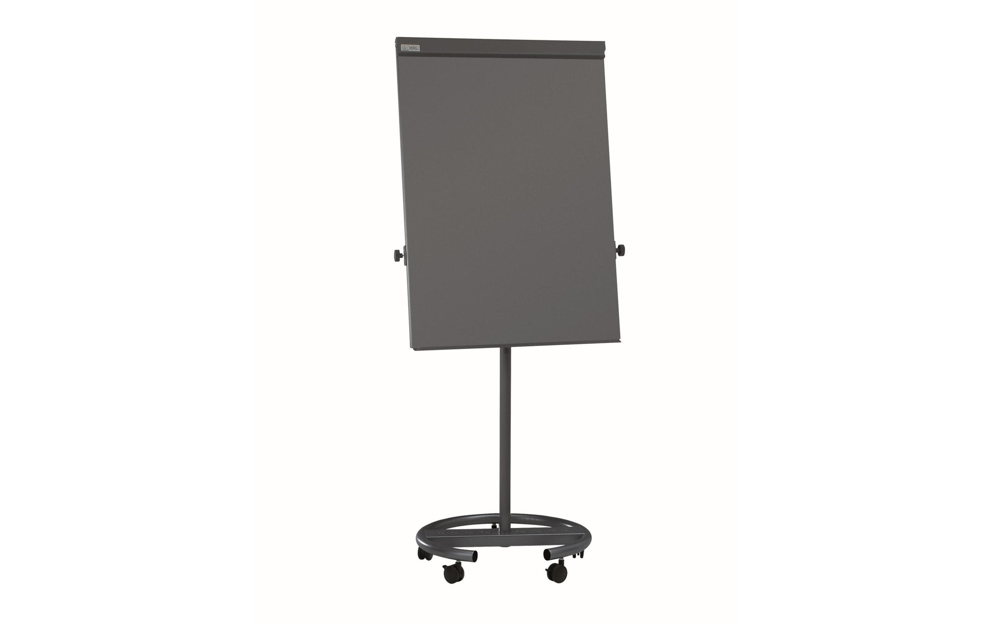 MAUL Flipchart MAULoffice Rundfuss – 70 × 100 cm, Stahl, Anthrazit