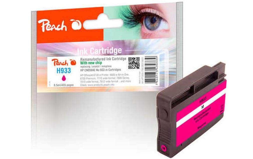 Peach CN059AE Magenta Tintenpatrone (Kompatibel) – 435 Seiten – für HP OfficeJet 6100/6600/6700 … – H933