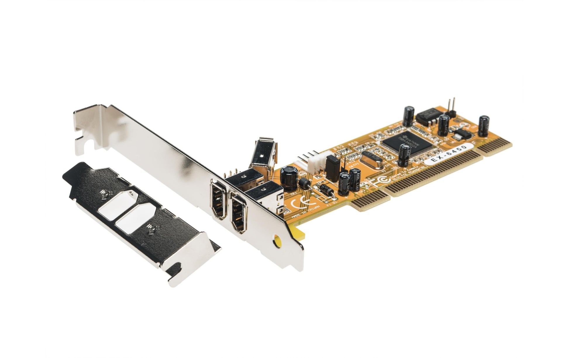 EXSYS EX-6450 PCI-Adapterkarte – 3× FireWire (6-pol), 400 Mbit/s – für 32-Bit PCI