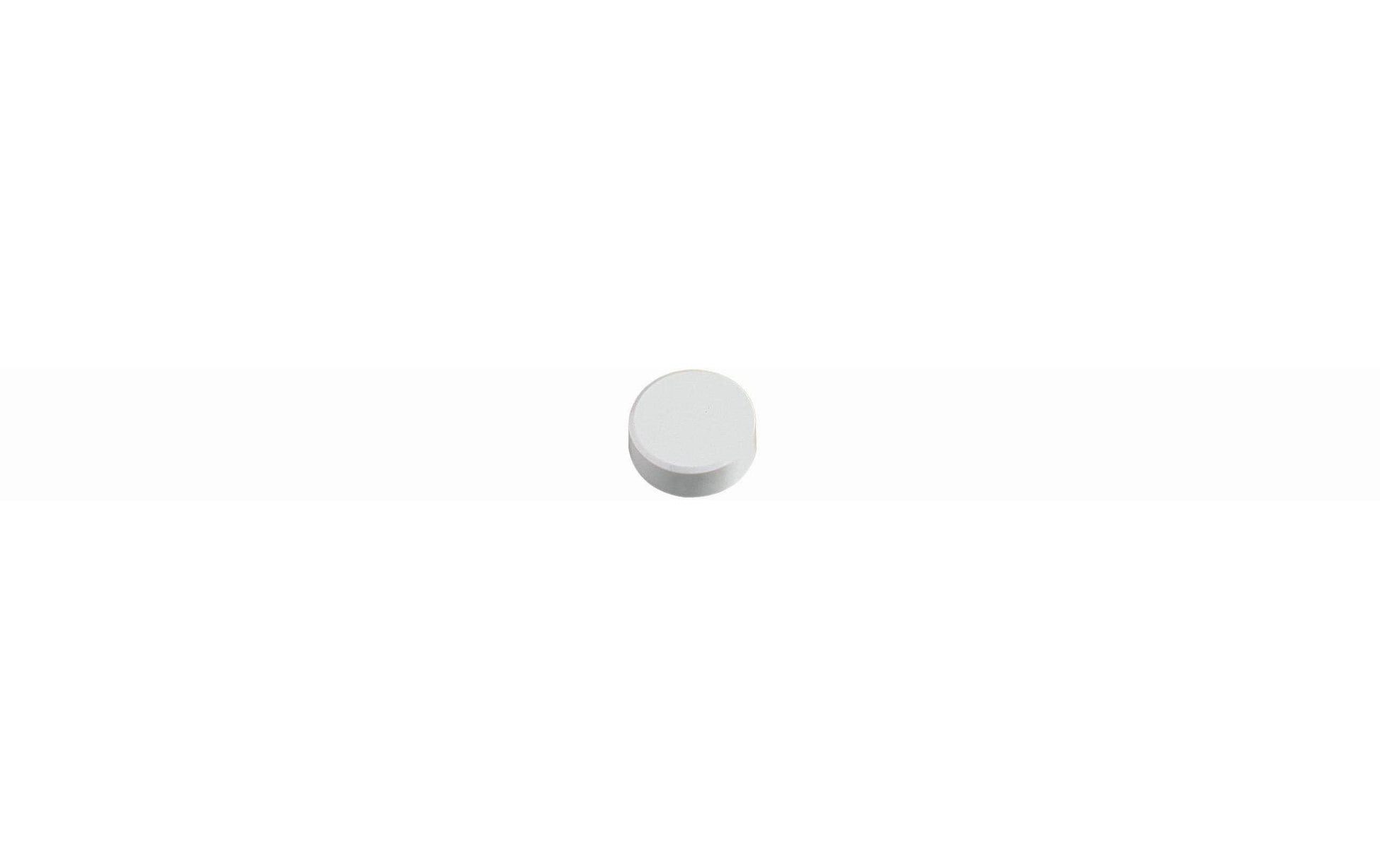 MAUL Tafelmagnete – Ø 33 mm, 20 Stk., weiss