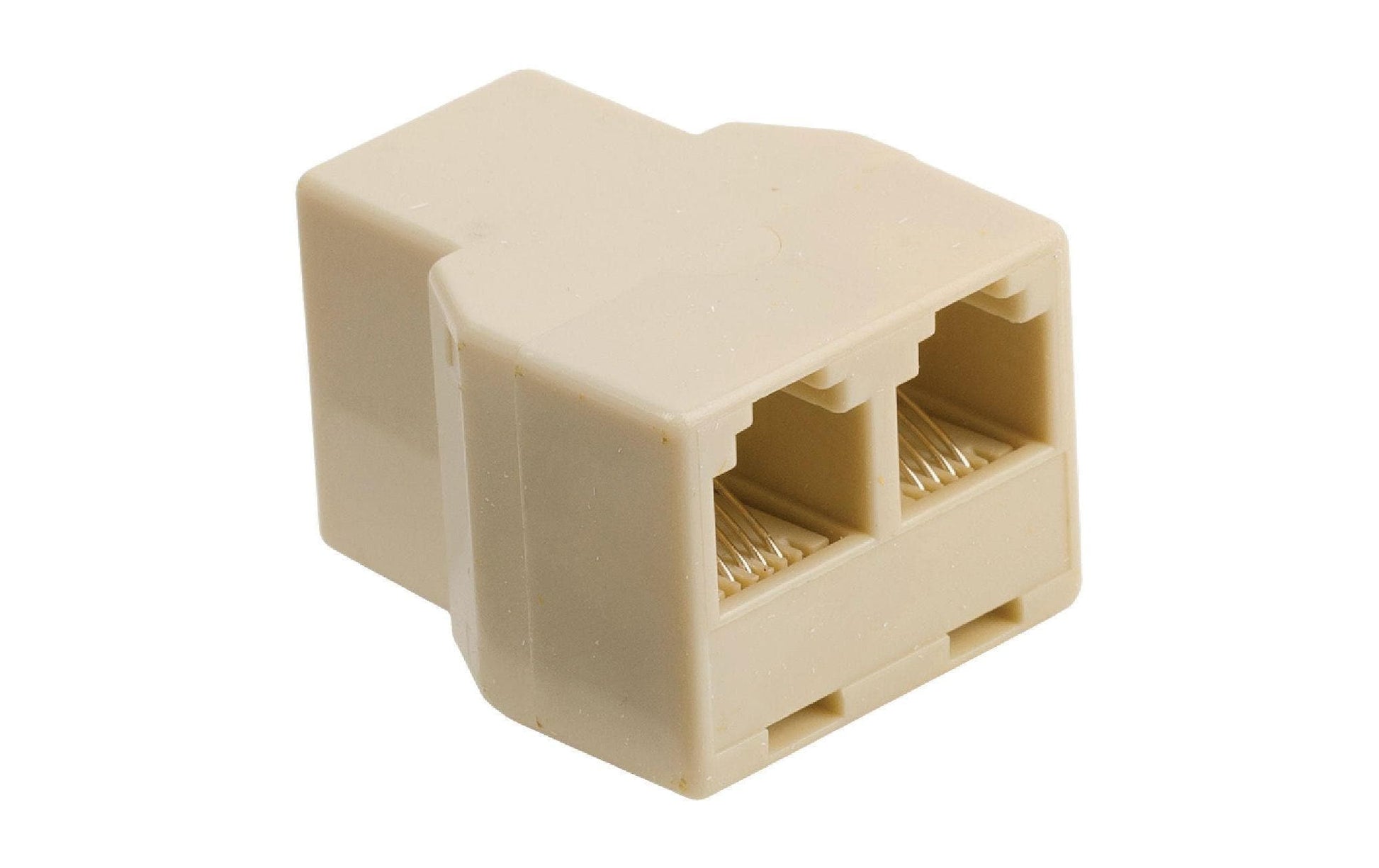 Wirewin Telefonadapter RJ-11 zu 2× RJ-11 – 6P4C, beige
