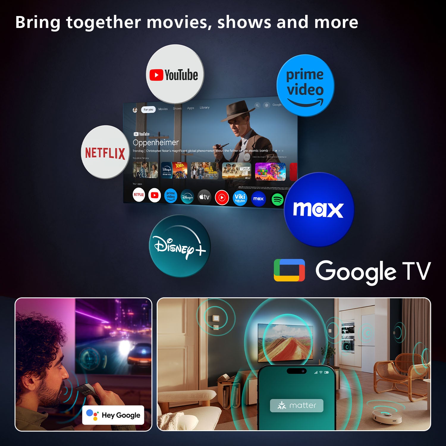 Philips 77OLED810/12 – 77" OLED UHD 4K, Google TV, Ambilight (2025)