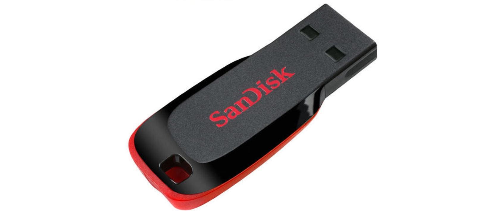 SanDisk Cruzer Blade USB-Stick – 32 GB, USB 2.0, Blister-Version