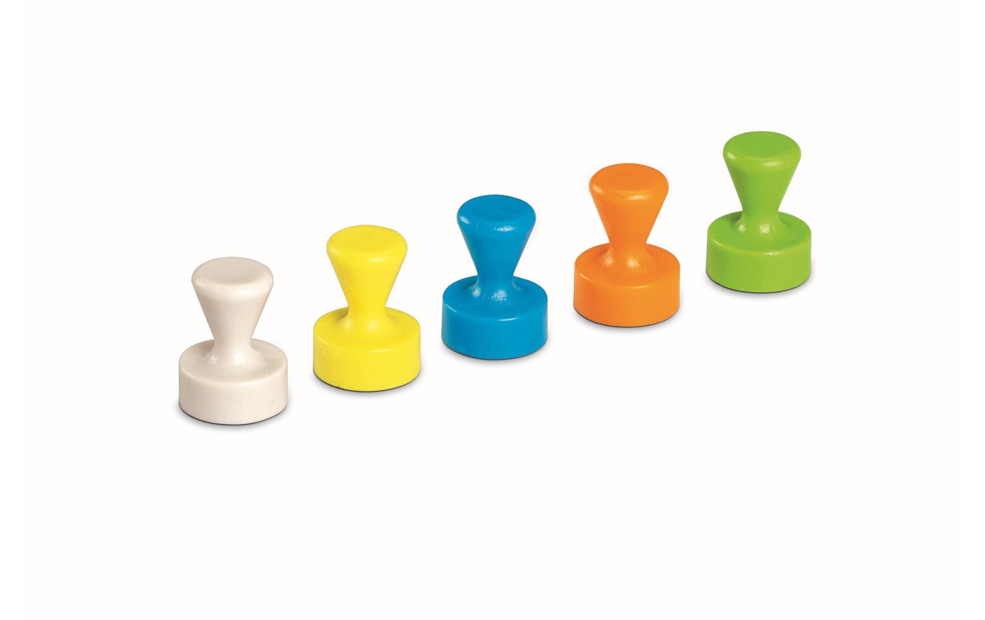 MAUL Kegelmagnet – sortiert – Ø 12 mm, H 16 mm, 10 Stück, Kunststoff