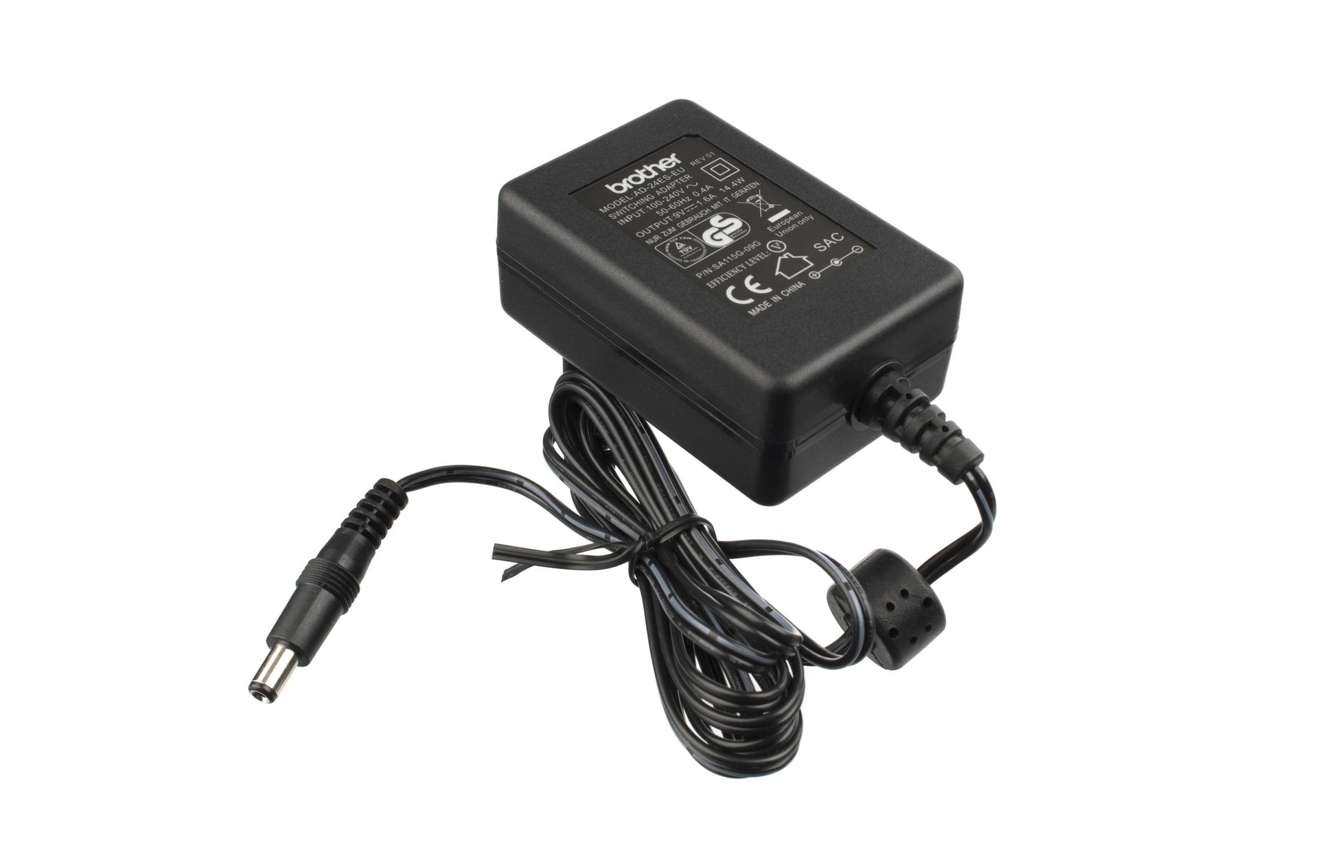 Brother Netzadapter 9 V, 1,6 A – für 60/65/80 und andere