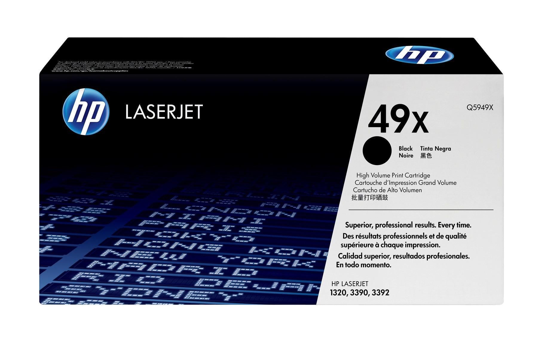 HP Toner 49X – schwarz, 6000 Seiten