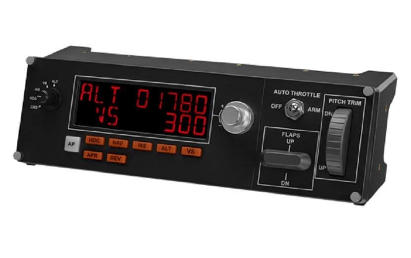 Logitech G Saitek Pro Flight Multi Panel – Joystick – USB 2.0 (kabelgebunden), Schwarz, für PC (Windows)