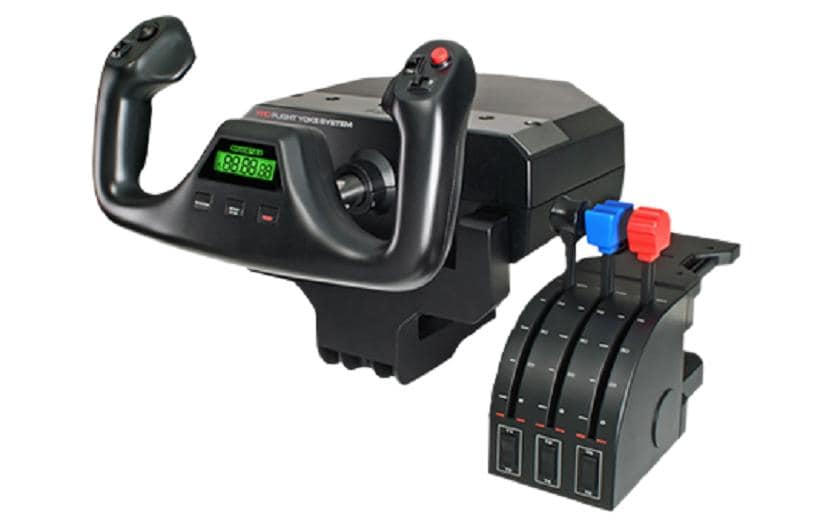 Logitech G Saitek Pro Flight Yoke System – Maus – Kabelgebunden (USB‑A), Schwarz