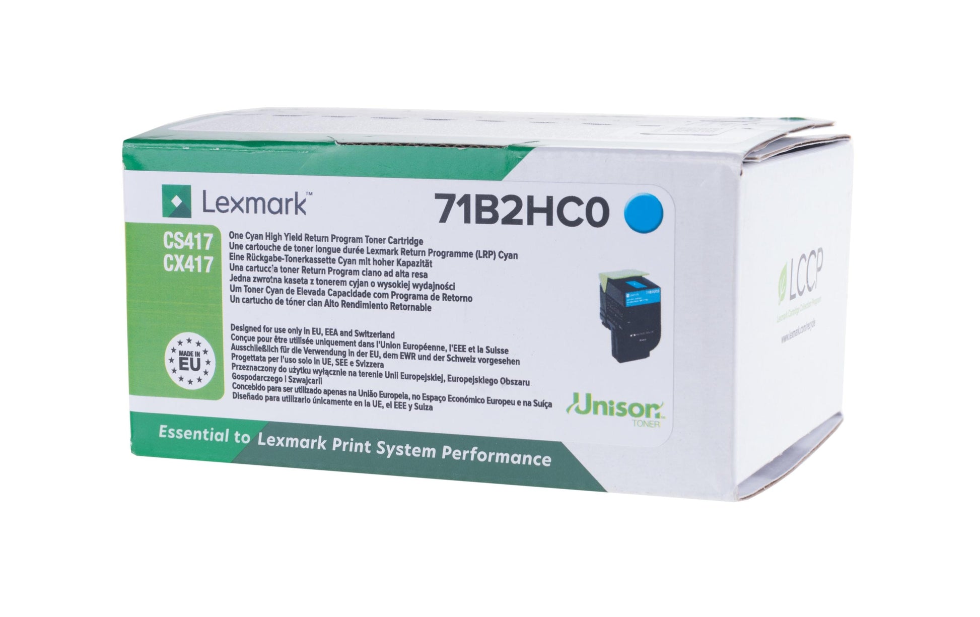 Lexmark Toner – cyan, 3500 Seiten