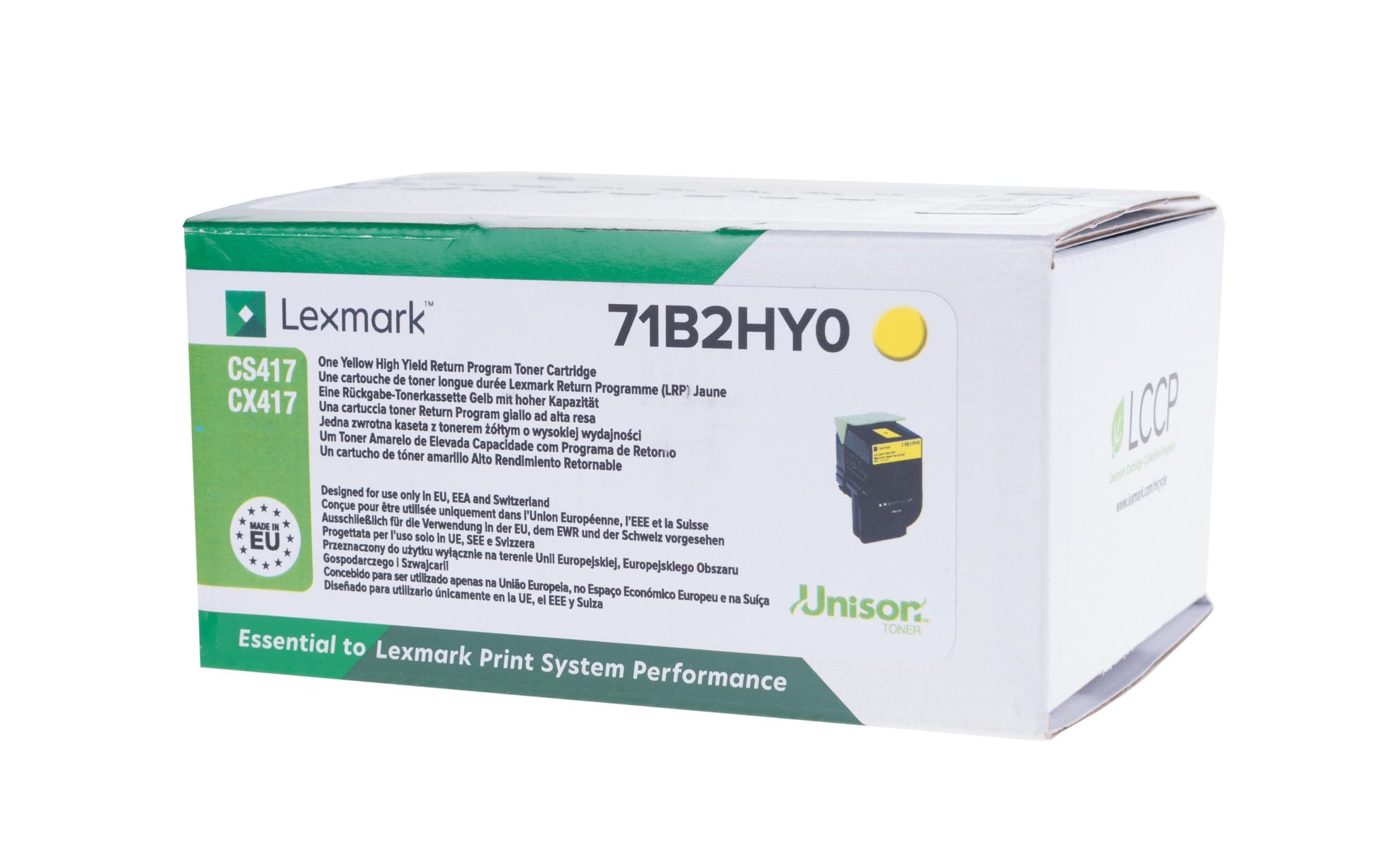 Lexmark Toner – Gelb, 3500 Seiten