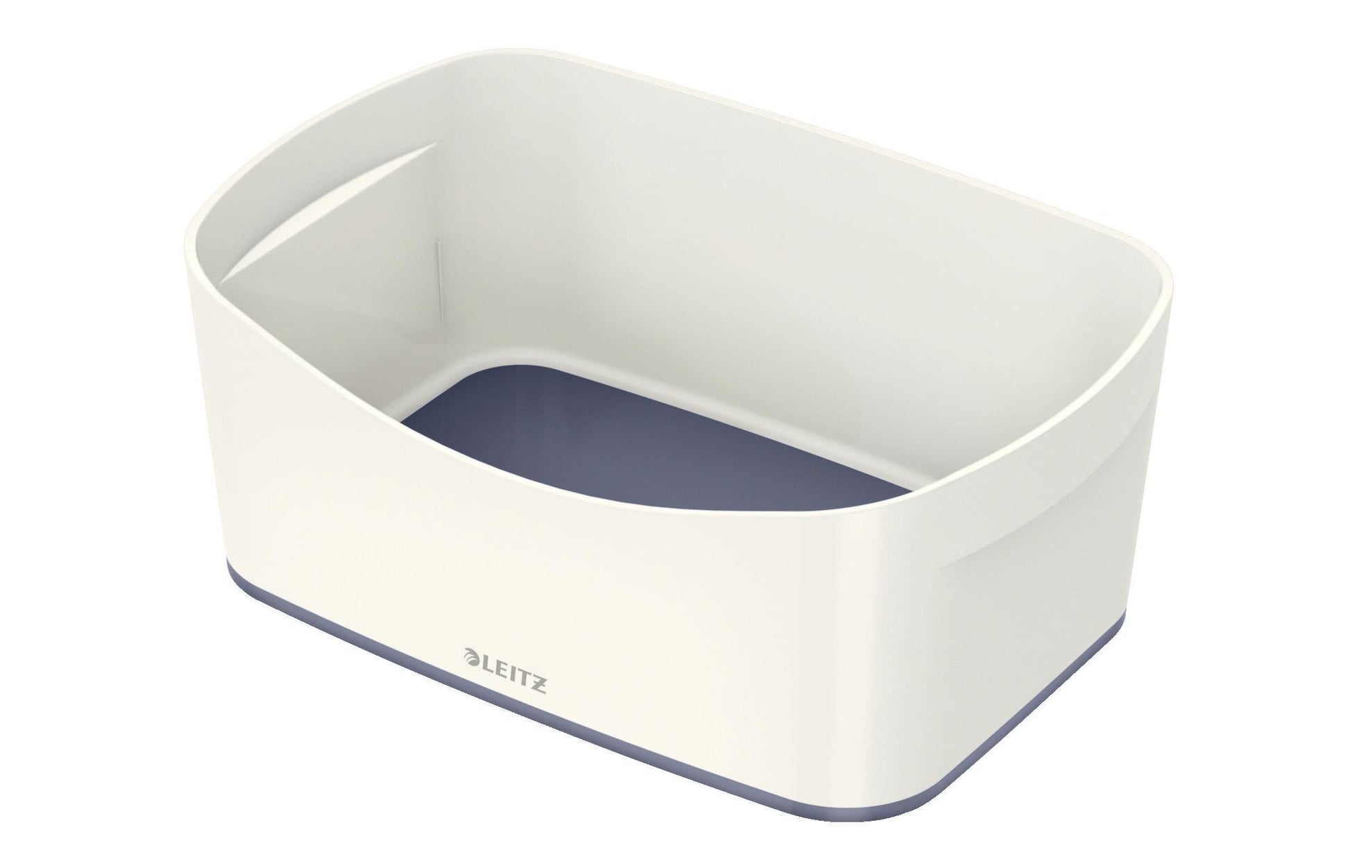 Leitz Aufbewahrungsschale MyBox – Kunststoff, weiss/grau, 24,6 × 9,8 × 16 cm