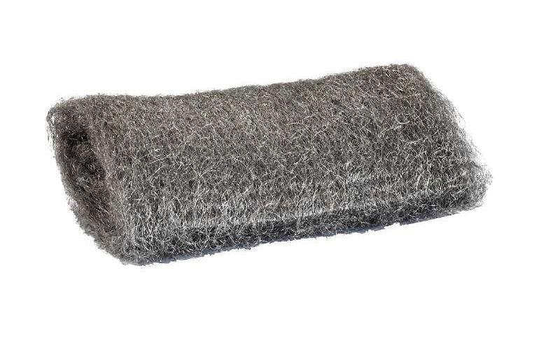 kwb Stahlwolle – mittlere Körnung – für Metall, Holz – 2 Stk