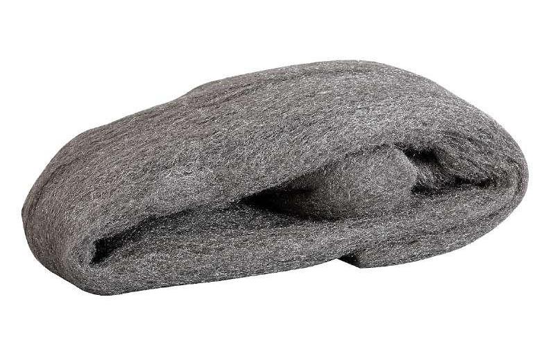 kwb Stahlwolle 200 g – Extra feine Körnung – für Metall, Holz – 1 Stk