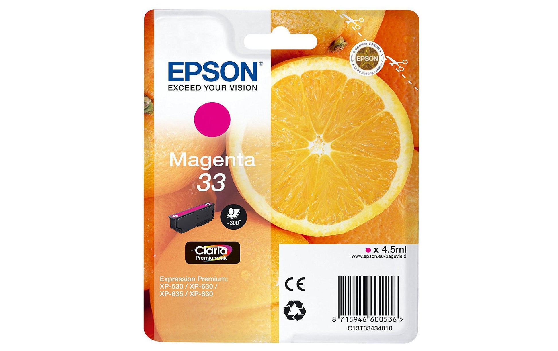 Epson Tintenpatrone 33, Magenta