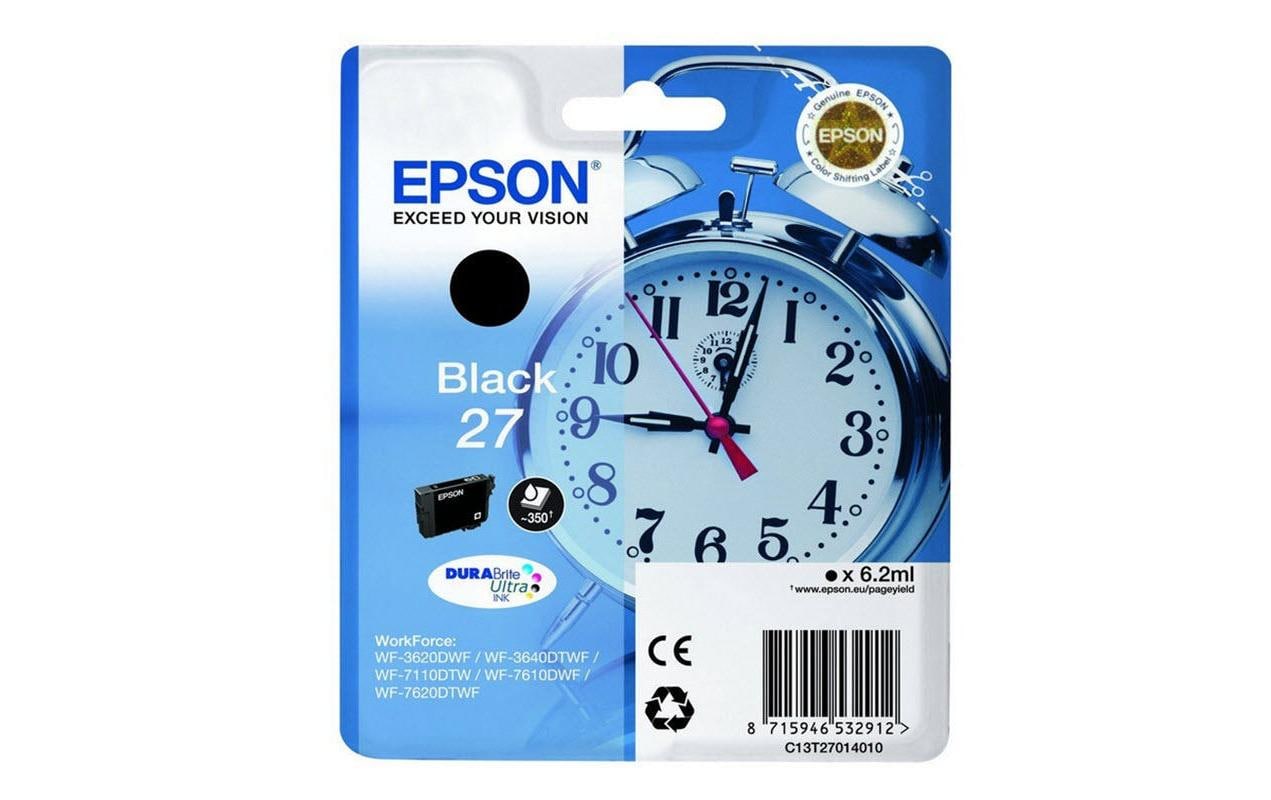 Epson Tintenpatrone 27, Schwarz, 350 Seiten