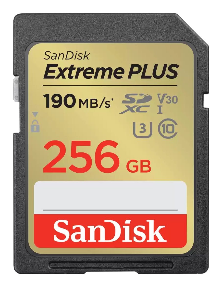 SanDisk Extreme Plus – U3 V30, 190 MB/s Lesen