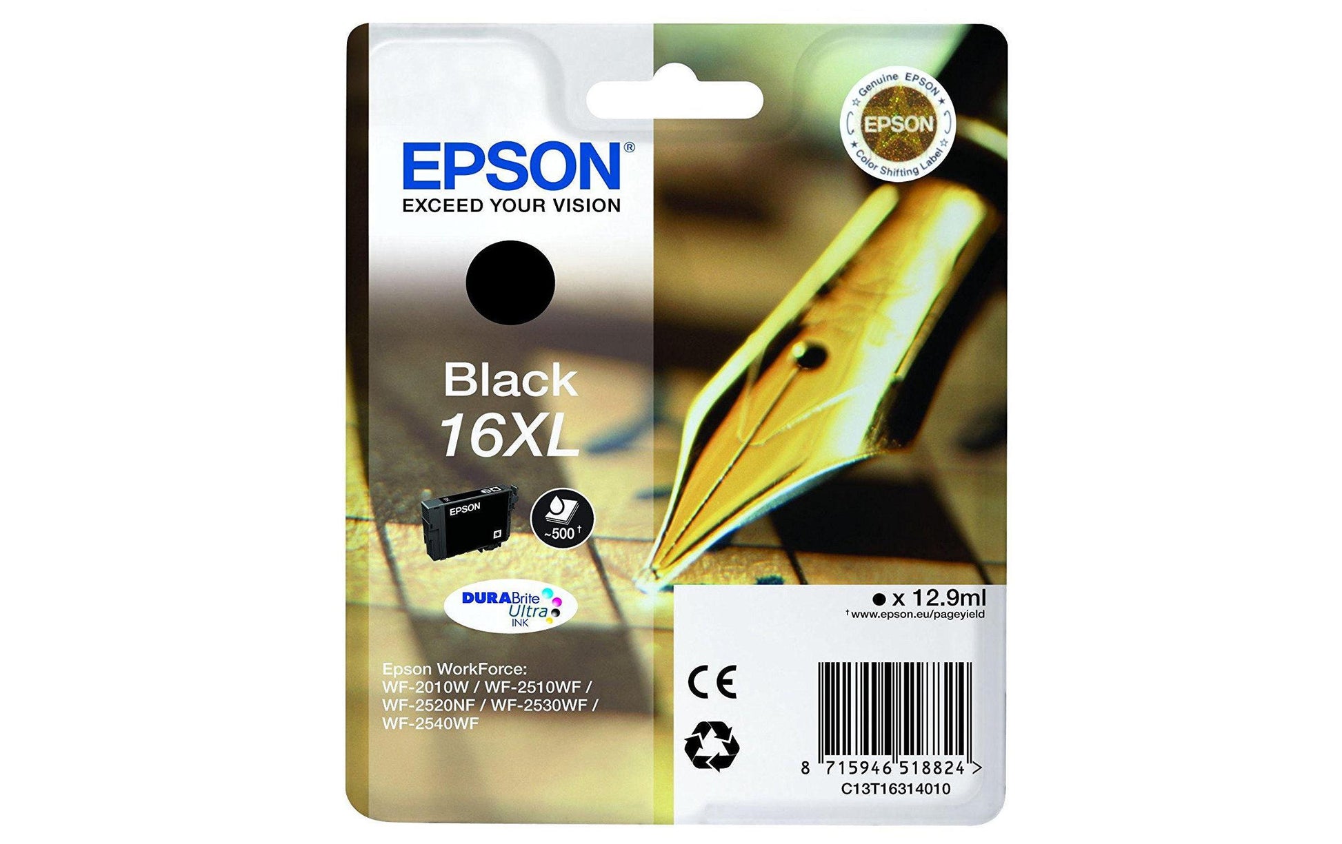 Epson Tintenpatrone 16XL, Schwarz
