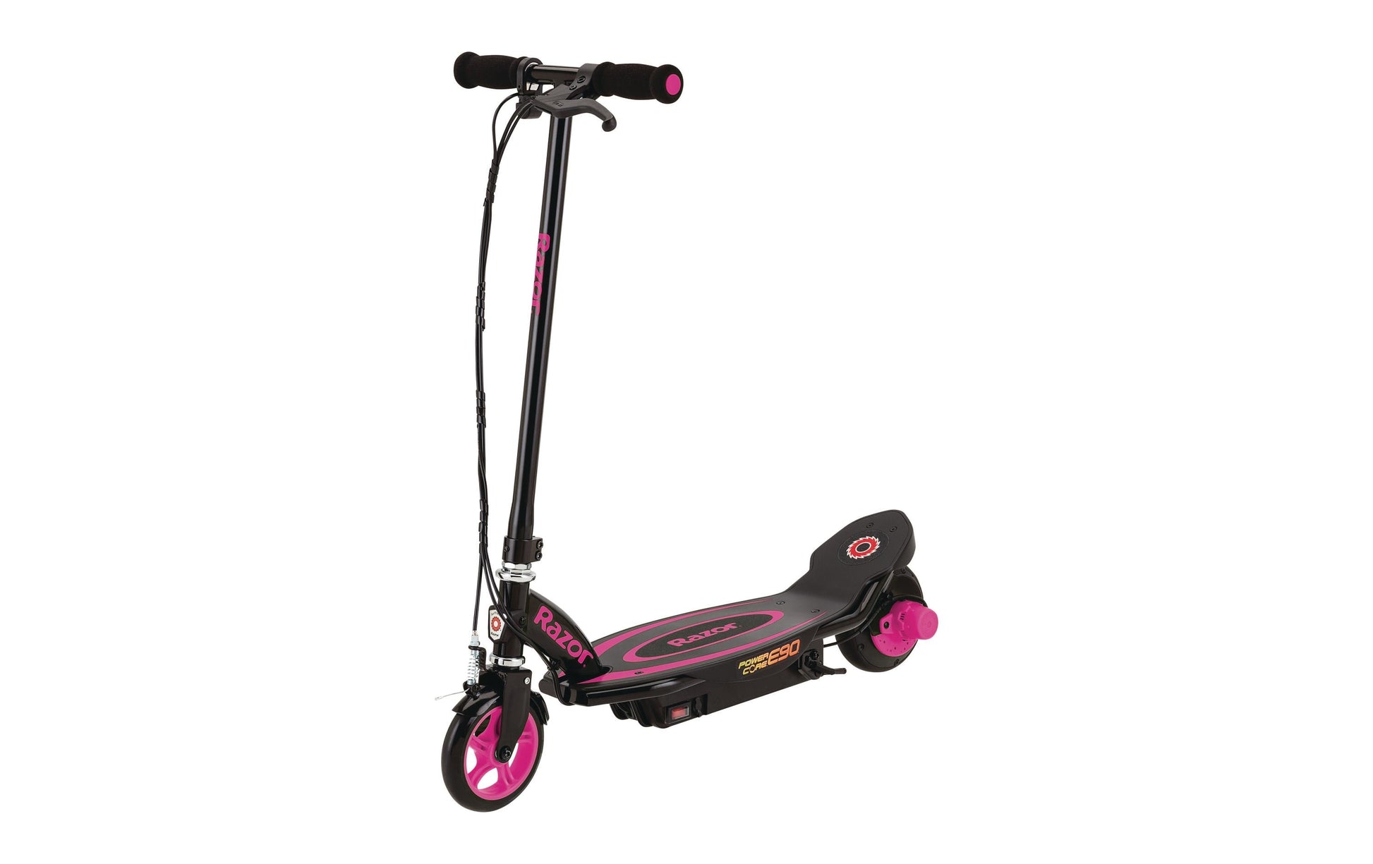 Razor Elektroroller Power Core E90 – 16 km/h, bis 24 km Reichweite – 12 V (80 Wh) – Pink