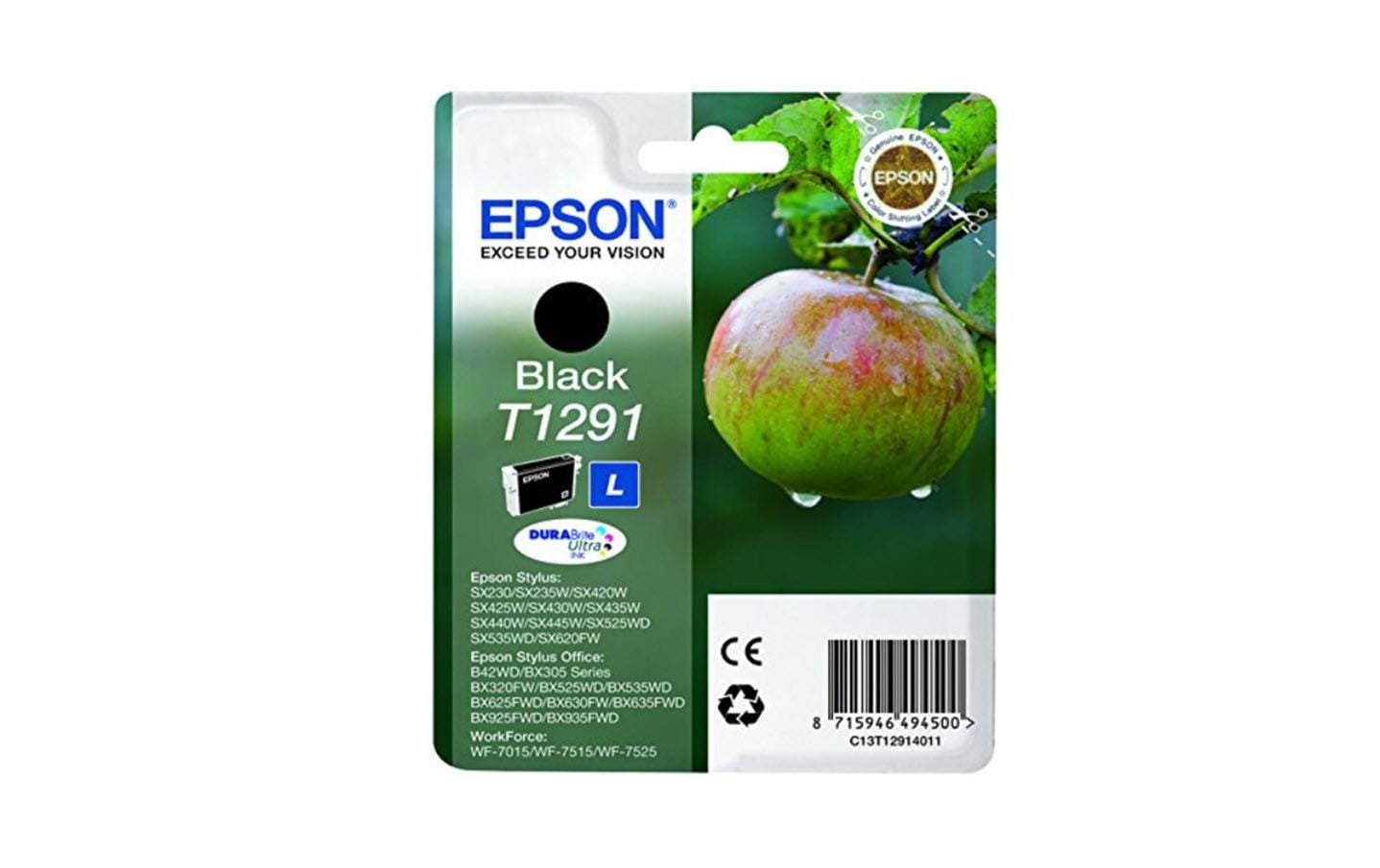 Epson Tintenpatrone T1291, Schwarz, 380 Seiten