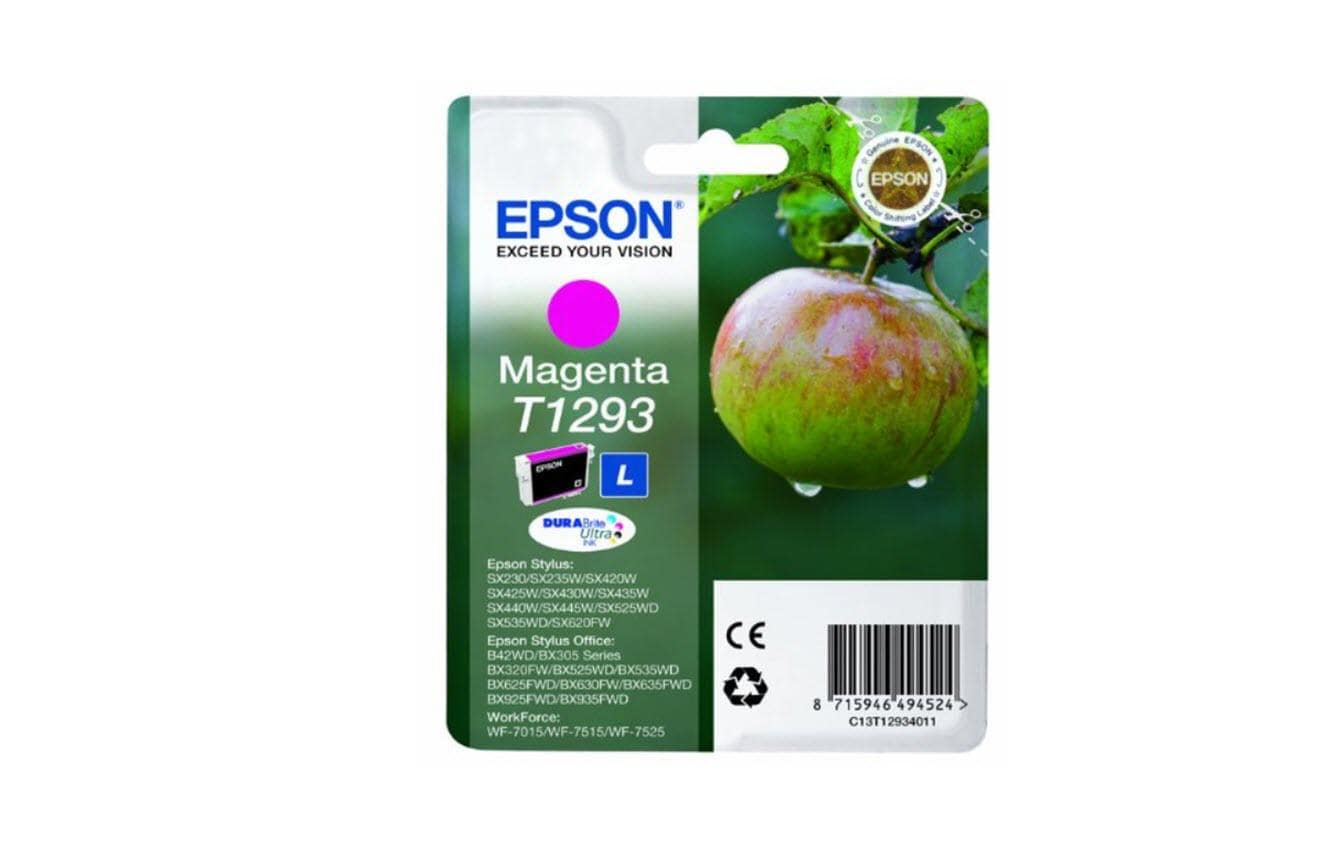 Epson Tintenpatrone T1293, Magenta – für Tintenstrahldrucker und Multifunktionsgeräte