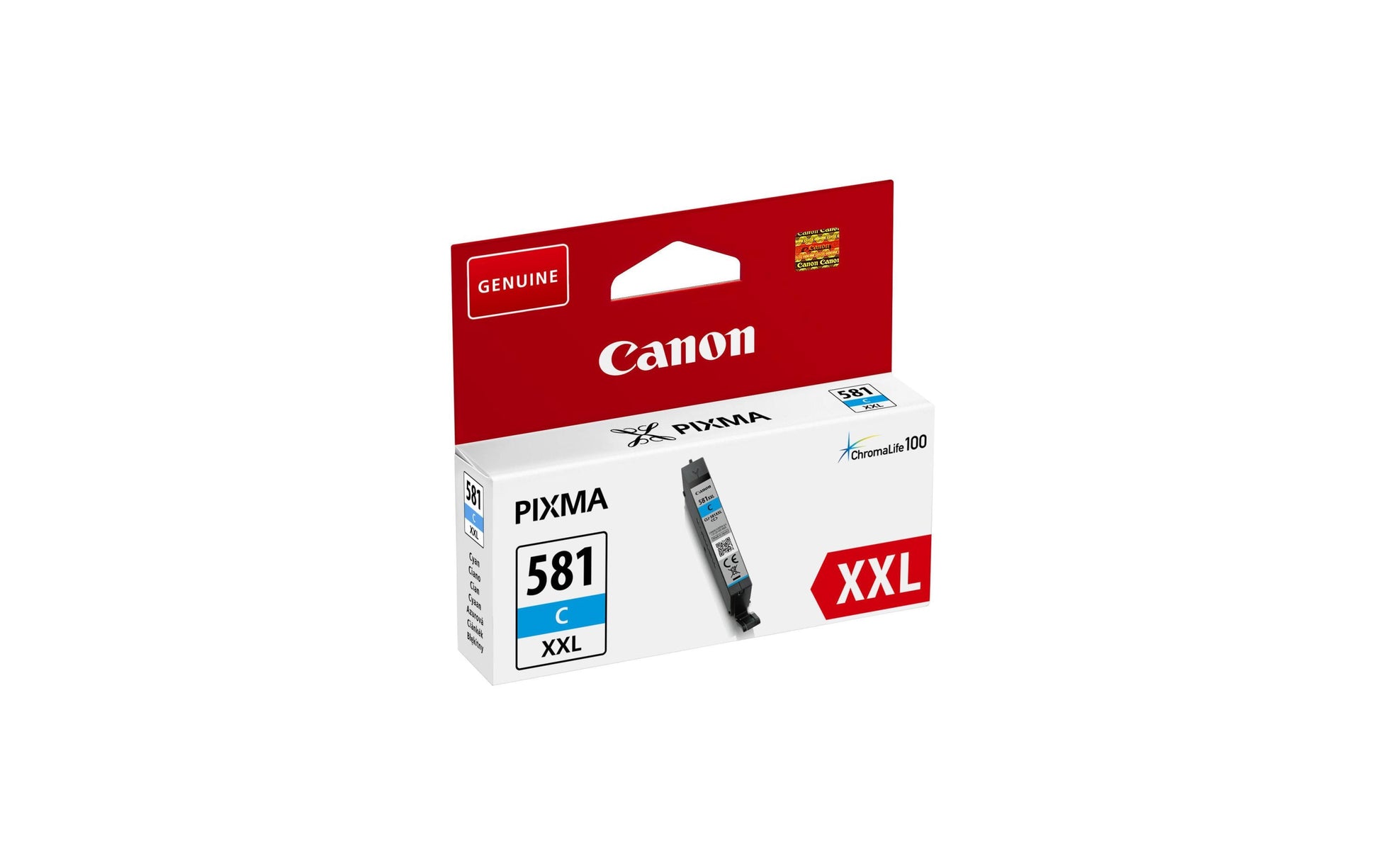 Canon Tintenpatronen-Multipack CLI-581XXL, CMYK, 4er-Pack – für Canon Drucker
