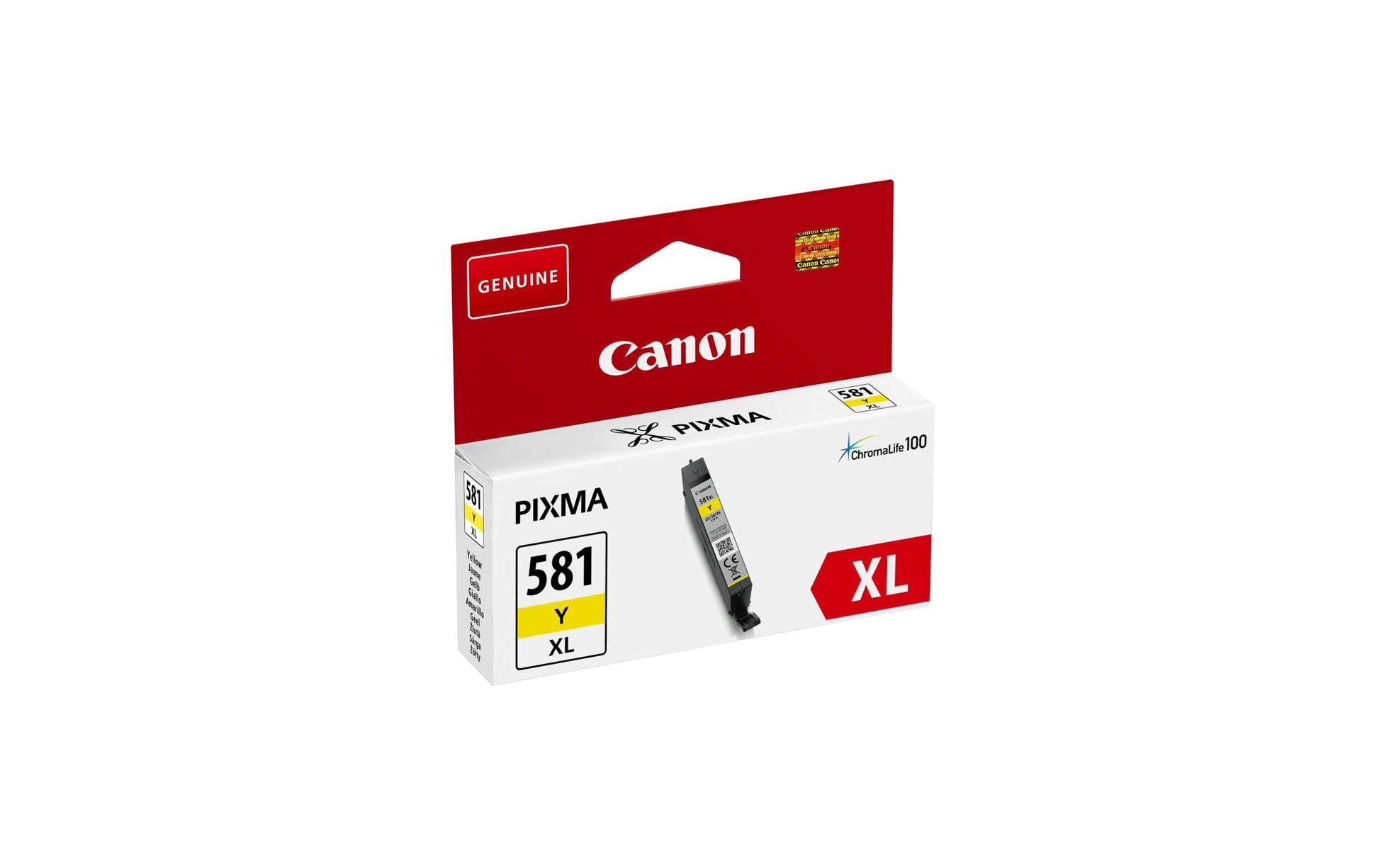 Canon Tintenpatrone CLI-581XL, Gelb, 519 Seiten