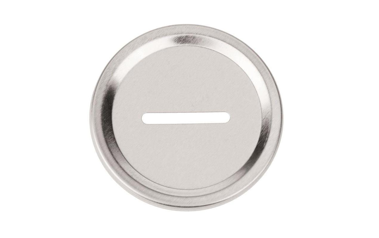 GLOREX Spardose – für Lili Rose Gläser – Aluminium, Silber