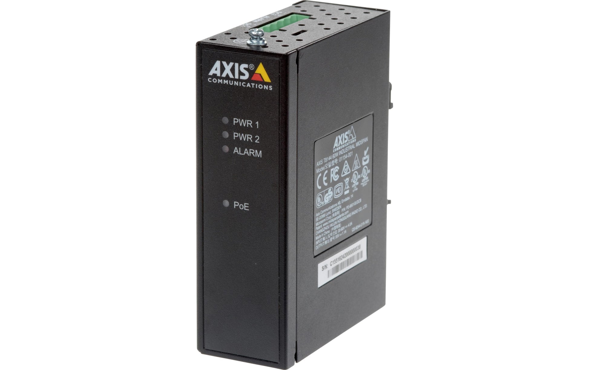 Axis T8144 PoE Midspan – 60 W, 1× RJ-45