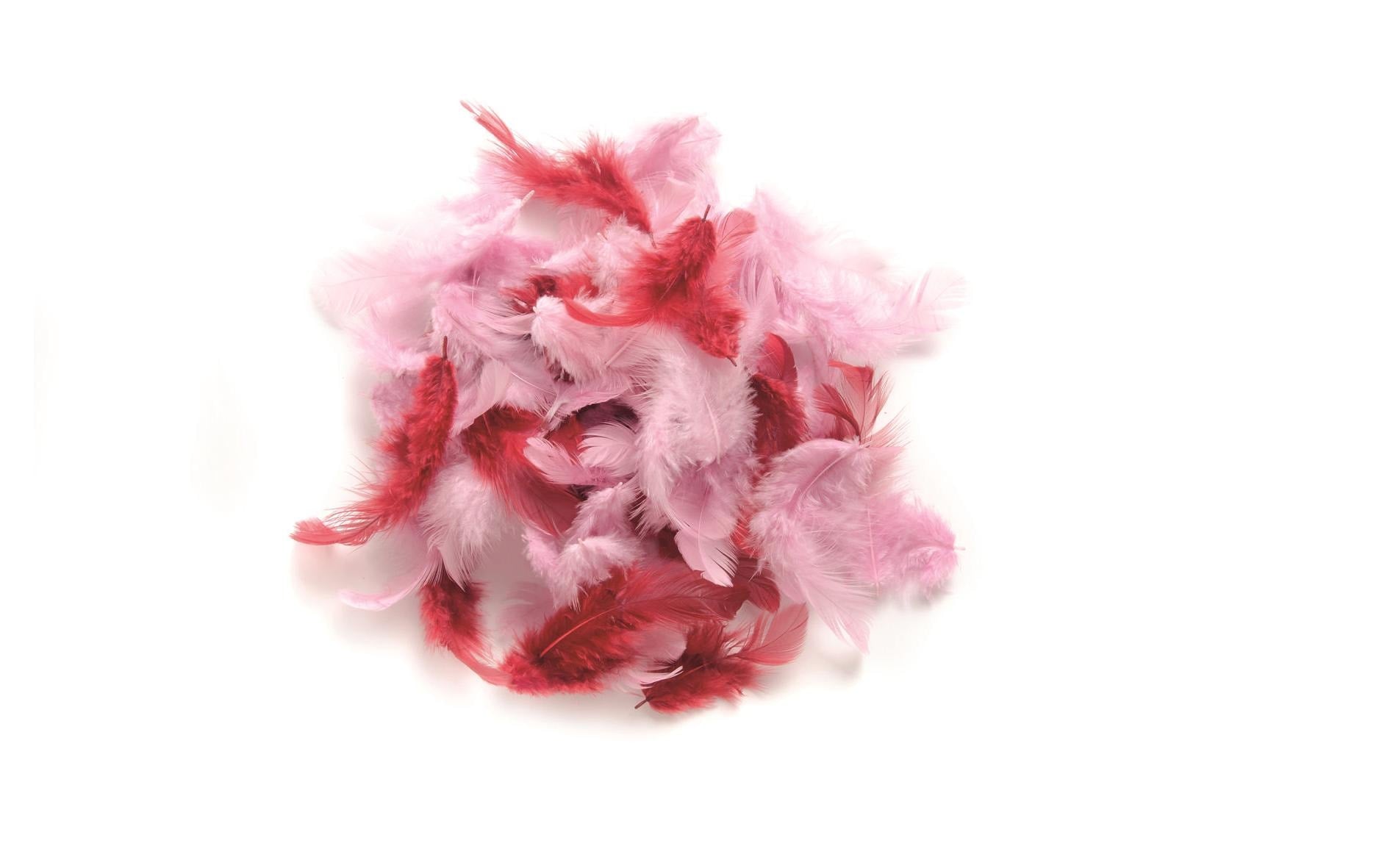 GLOREX Dekofedern, Rosa, 10 g, 1 Stk.