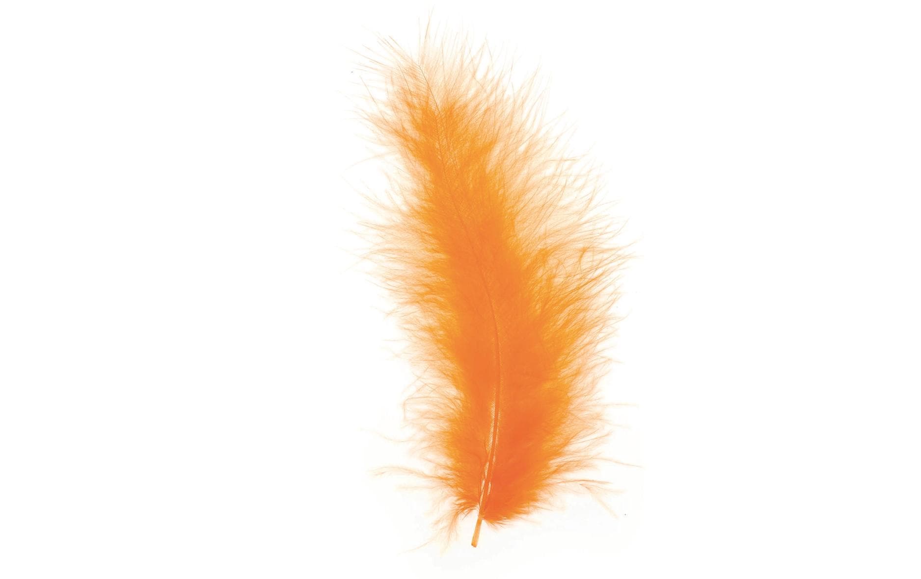 GLOREX Federn, Marabu, Orange, 2 g, 15 Stk.